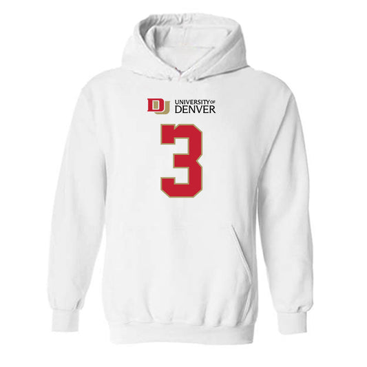 DU - NCAA Women's Basketball : Tori Baker - Classic Shersey Hooded Sweatshirt-0