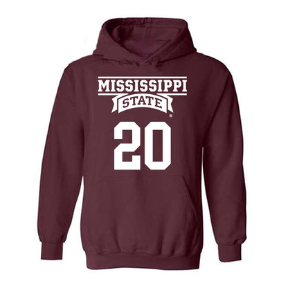 Mississippi State - NCAA Women's Basketball : Andrea Flores - Classic Shersey Hooded Sweatshirt-0