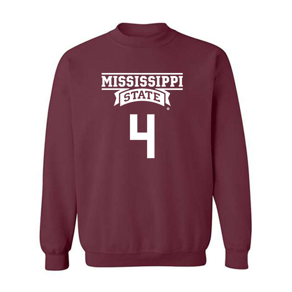 Mississippi State - NCAA Women's Basketball : Trayanna Crisp - Classic Shersey Crewneck Sweatshirt-0