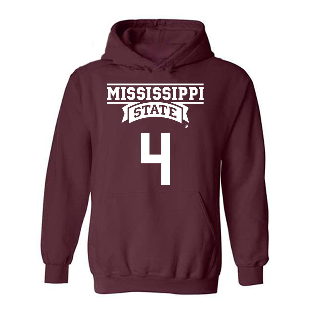 Mississippi State - NCAA Women's Basketball : Trayanna Crisp - Classic Shersey Hooded Sweatshirt-0