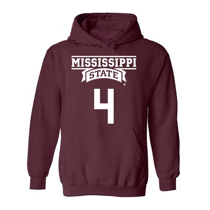 Mississippi State - NCAA Women's Basketball : Trayanna Crisp - Classic Shersey Hooded Sweatshirt-0