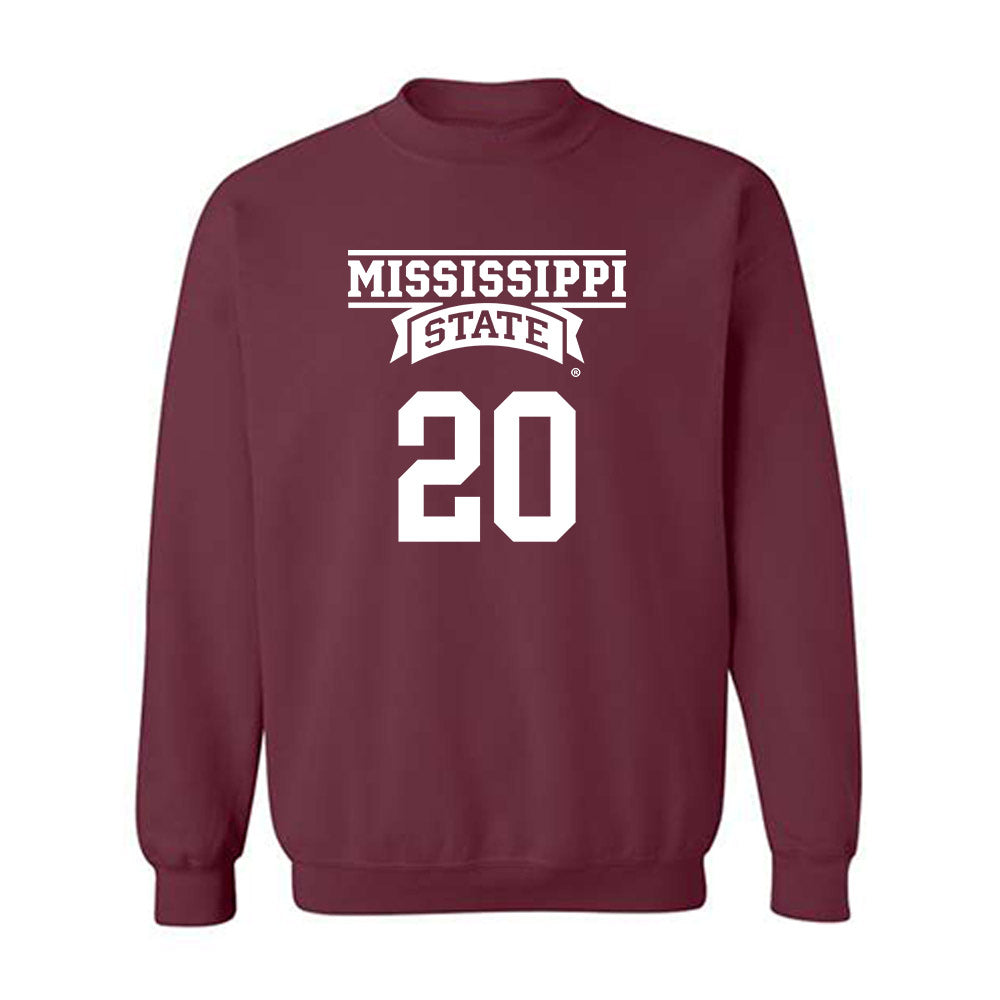 Mississippi State - NCAA Women's Basketball : Andrea Flores - Classic Shersey Crewneck Sweatshirt-0