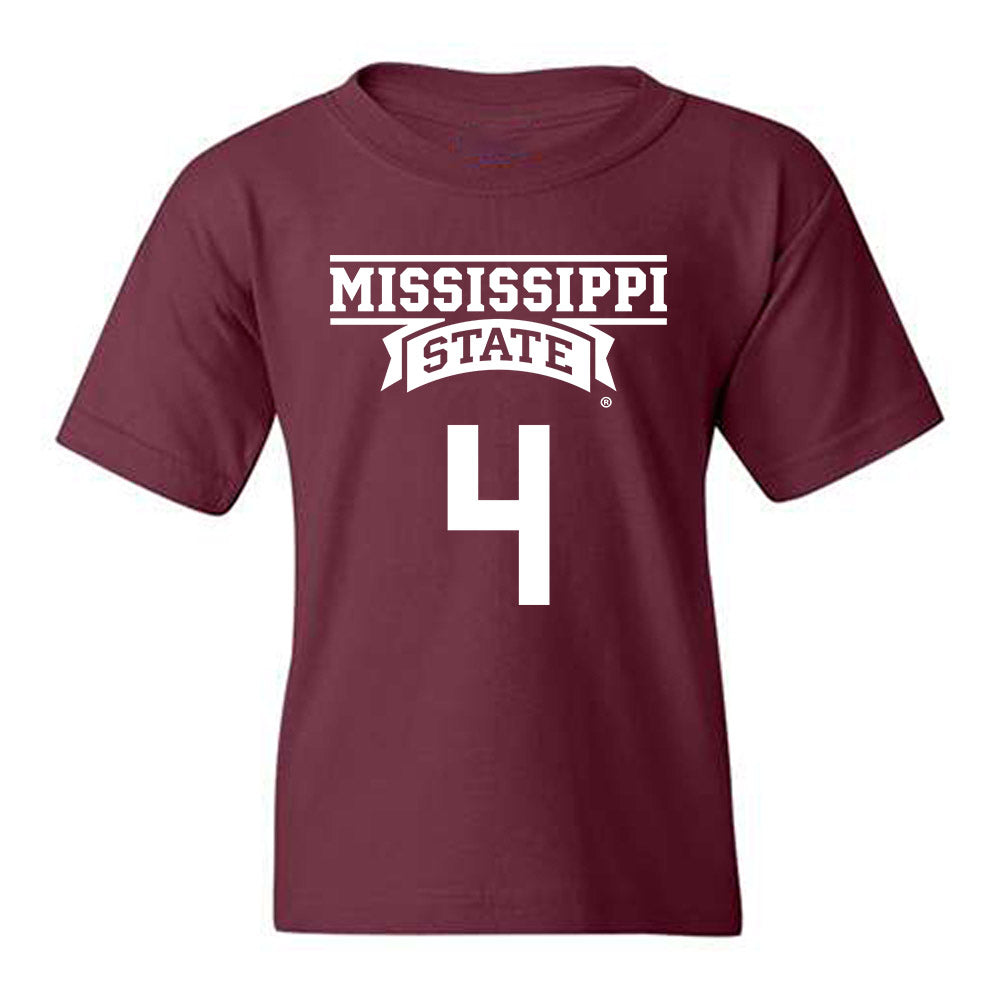 Mississippi State - NCAA Women's Basketball : Trayanna Crisp - Classic Shersey Youth T-Shirt-0