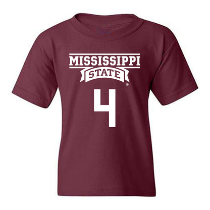 Mississippi State - NCAA Women's Basketball : Trayanna Crisp - Classic Shersey Youth T-Shirt-0