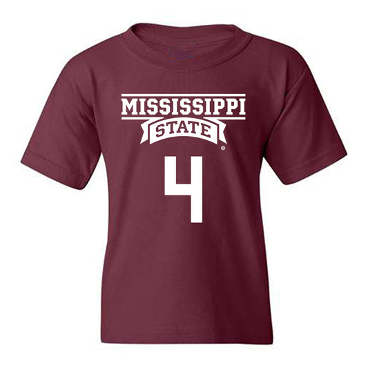 Mississippi State - NCAA Women's Basketball : Trayanna Crisp - Classic Shersey Youth T-Shirt-0