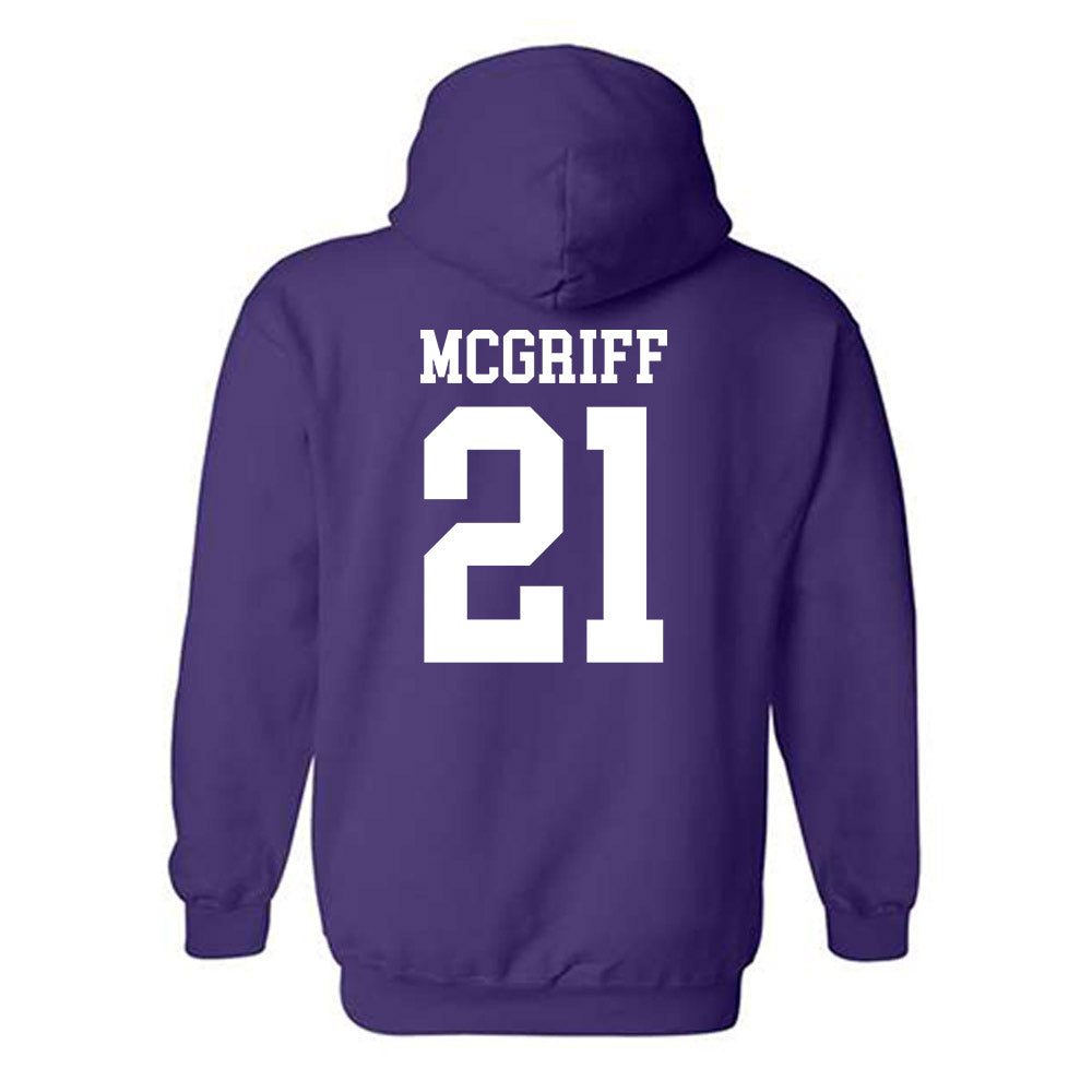 Kansas State - NCAA Men's Basketball : Khamari McGriff - Classic Shersey Hooded Sweatshirt-1