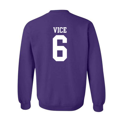 Kansas State - NCAA Men's Basketball : Brock Vice - Classic Shersey Crewneck Sweatshirt-1