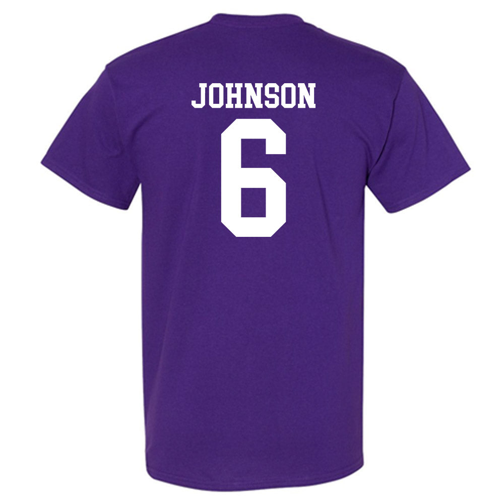 Kansas State - NCAA Men's Basketball : Marcus Johnson - Classic Shersey T-Shirt-1