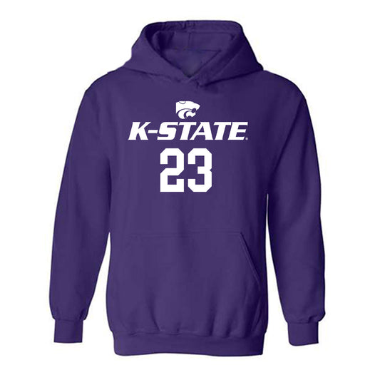Kansas State - NCAA Women's Basketball : jordan speiser - Classic Shersey Hooded Sweatshirt-0