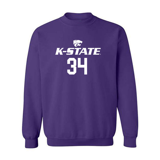 Kansas State - NCAA Women's Basketball : Tess Heal - Classic Shersey Crewneck Sweatshirt-0