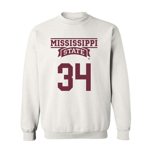 Mississippi State - NCAA Men's Basketball : Gai Atem - Classic Shersey Crewneck Sweatshirt-0