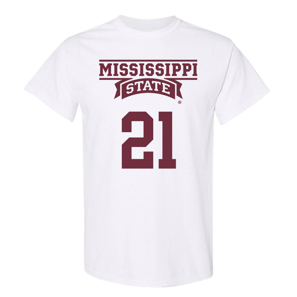 Mississippi State - NCAA Men's Basketball : Thomas Bassong - Classic Shersey T-Shirt-0