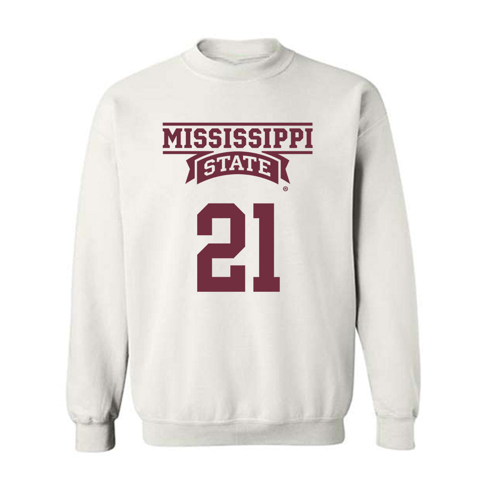 Mississippi State - NCAA Men's Basketball : Thomas Bassong - Classic Shersey Crewneck Sweatshirt-0