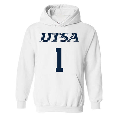 UTSA - NCAA Men's Basketball : Amir Spears - Sports Shersey Hooded Sweatshirt-0