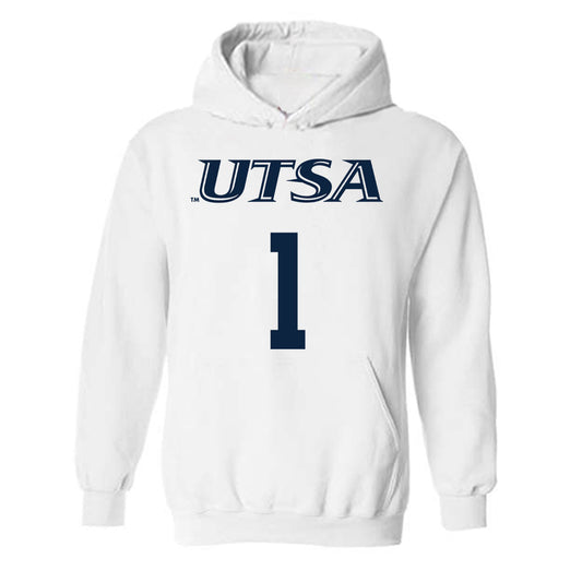 UTSA - NCAA Men's Basketball : Amir Spears - Sports Shersey Hooded Sweatshirt-0