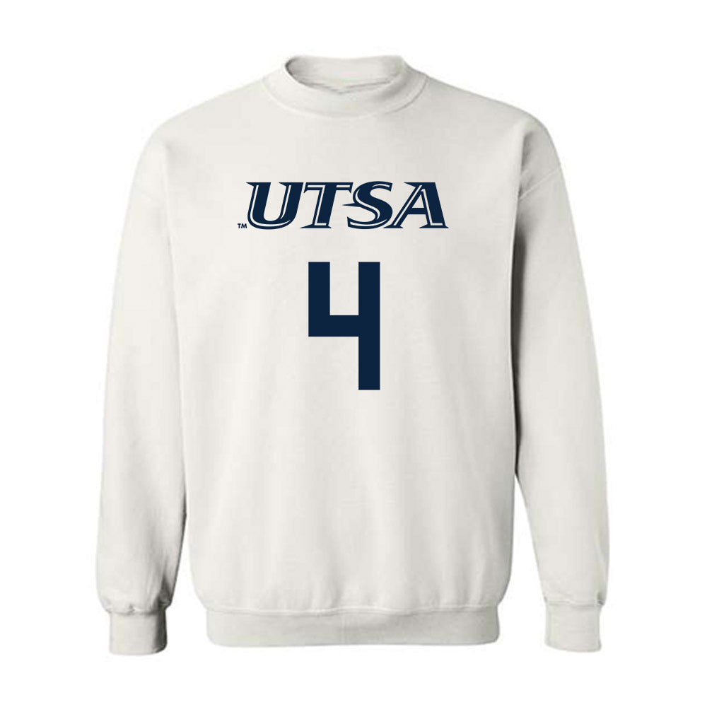 UTSA - NCAA Men's Basketball : Brent Moss - Sports Shersey Crewneck Sweatshirt-0