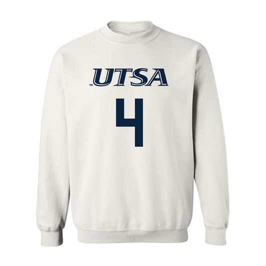 UTSA - NCAA Men's Basketball : Brent Moss - Sports Shersey Crewneck Sweatshirt-0