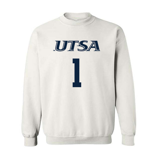 UTSA - NCAA Men's Basketball : Amir Spears - Sports Shersey Crewneck Sweatshirt-0