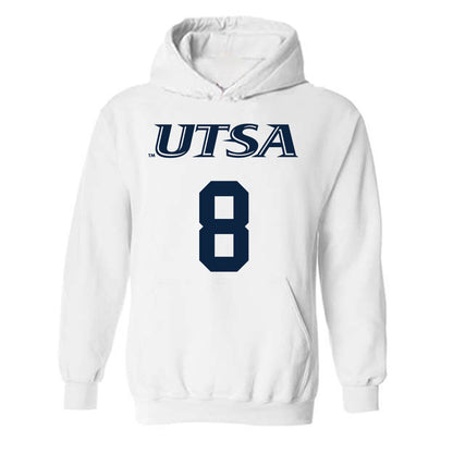 UTSA - NCAA Men's Basketball : Jayson Peterson - Sports Shersey Hooded Sweatshirt-0