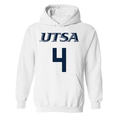 UTSA - NCAA Men's Basketball : Brent Moss - Sports Shersey Hooded Sweatshirt-0
