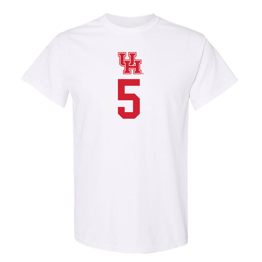 Houston - NCAA Men's Basketball : Chris Cenac Jr. - Classic Shersey T-Shirt-0