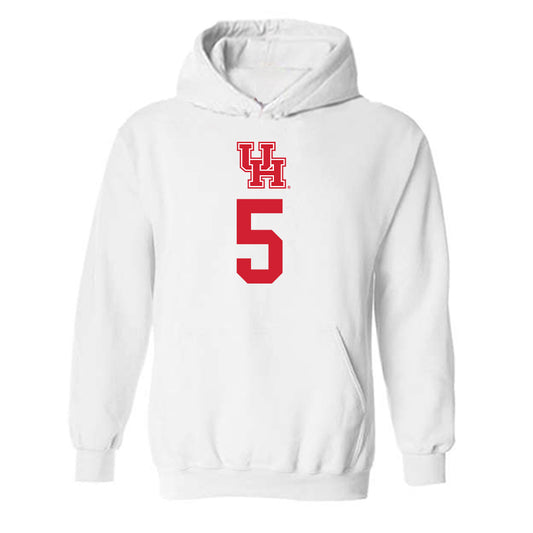Houston - NCAA Men's Basketball : Chris Cenac Jr. - Classic Shersey Hooded Sweatshirt-0