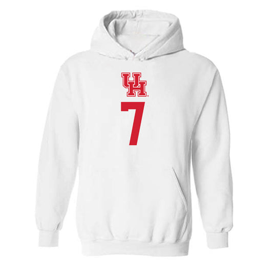 Houston - NCAA Women's Basketball : Kyndall Hunter - Classic Shersey Hooded Sweatshirt-0