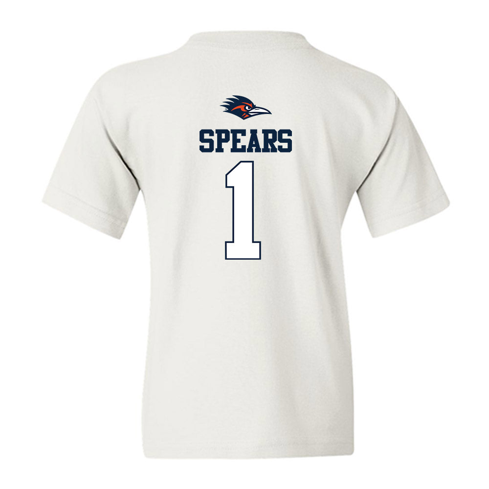 UTSA - NCAA Men's Basketball : Amir Spears - Sports Shersey Youth T-Shirt-1