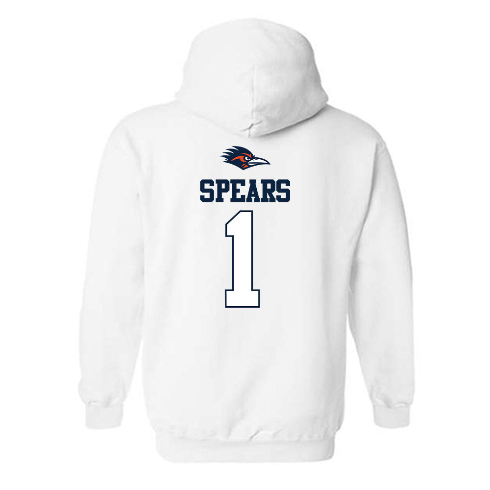 UTSA - NCAA Men's Basketball : Amir Spears - Sports Shersey Hooded Sweatshirt-1