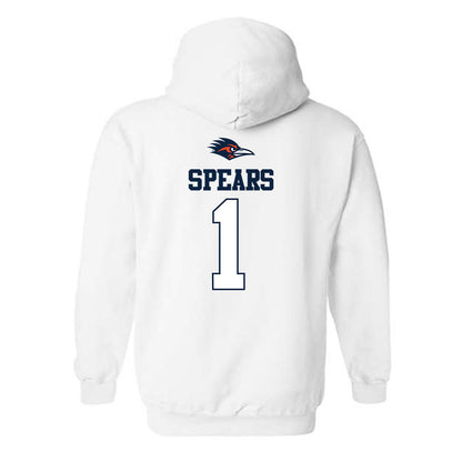 UTSA - NCAA Men's Basketball : Amir Spears - Sports Shersey Hooded Sweatshirt-1
