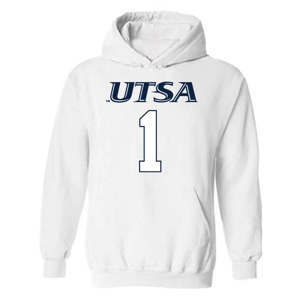 UTSA - NCAA Men's Basketball : Amir Spears - Sports Shersey Hooded Sweatshirt-0