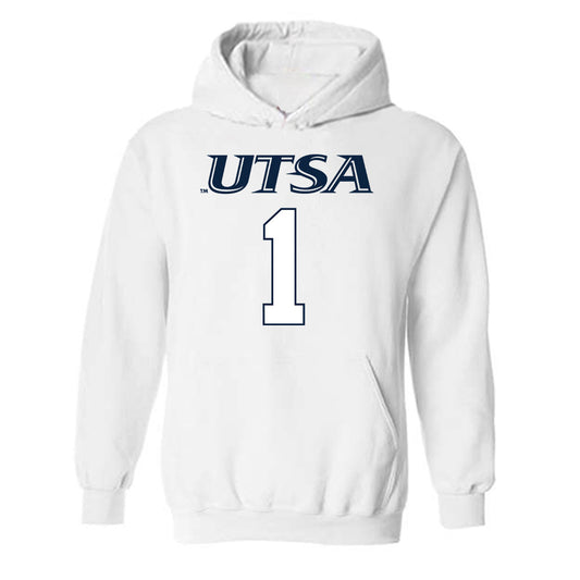 UTSA - NCAA Men's Basketball : Amir Spears - Sports Shersey Hooded Sweatshirt-0