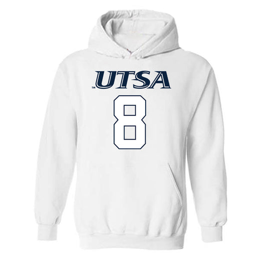 UTSA - NCAA Men's Basketball : Jayson Peterson - Sports Shersey Hooded Sweatshirt-0