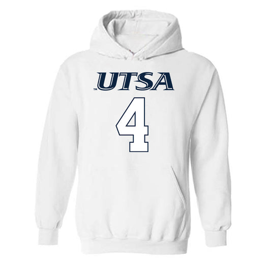 UTSA - NCAA Men's Basketball : Brent Moss - Sports Shersey Hooded Sweatshirt-0