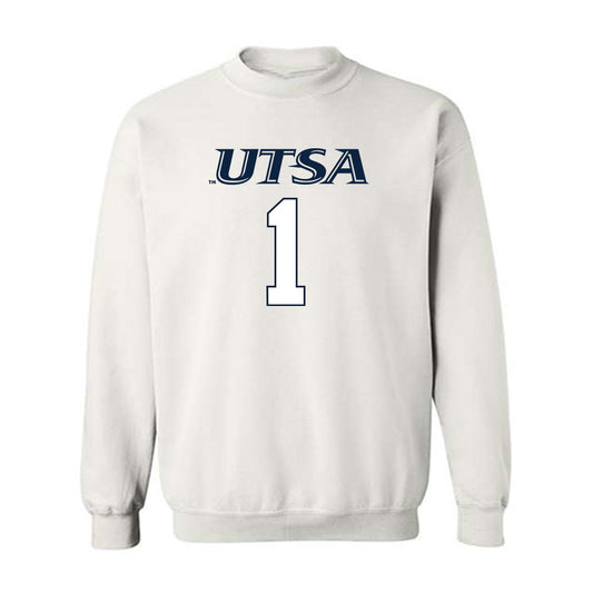 UTSA - NCAA Men's Basketball : Amir Spears - Sports Shersey Crewneck Sweatshirt-0
