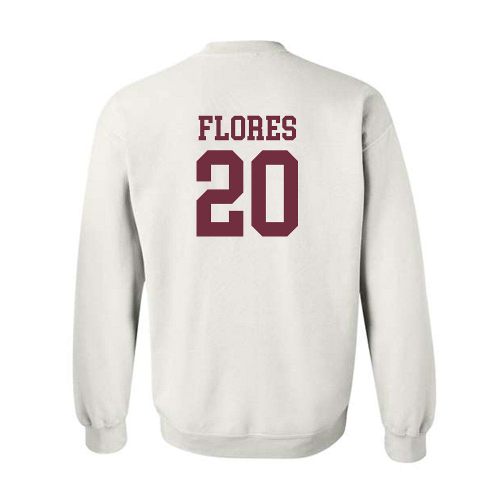 Mississippi State - NCAA Women's Basketball : Andrea Flores - Sports Shersey Crewneck Sweatshirt-1
