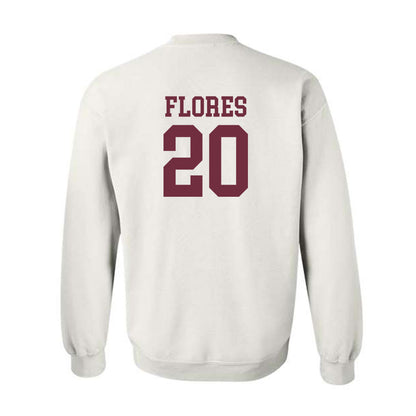 Mississippi State - NCAA Women's Basketball : Andrea Flores - Sports Shersey Crewneck Sweatshirt-1