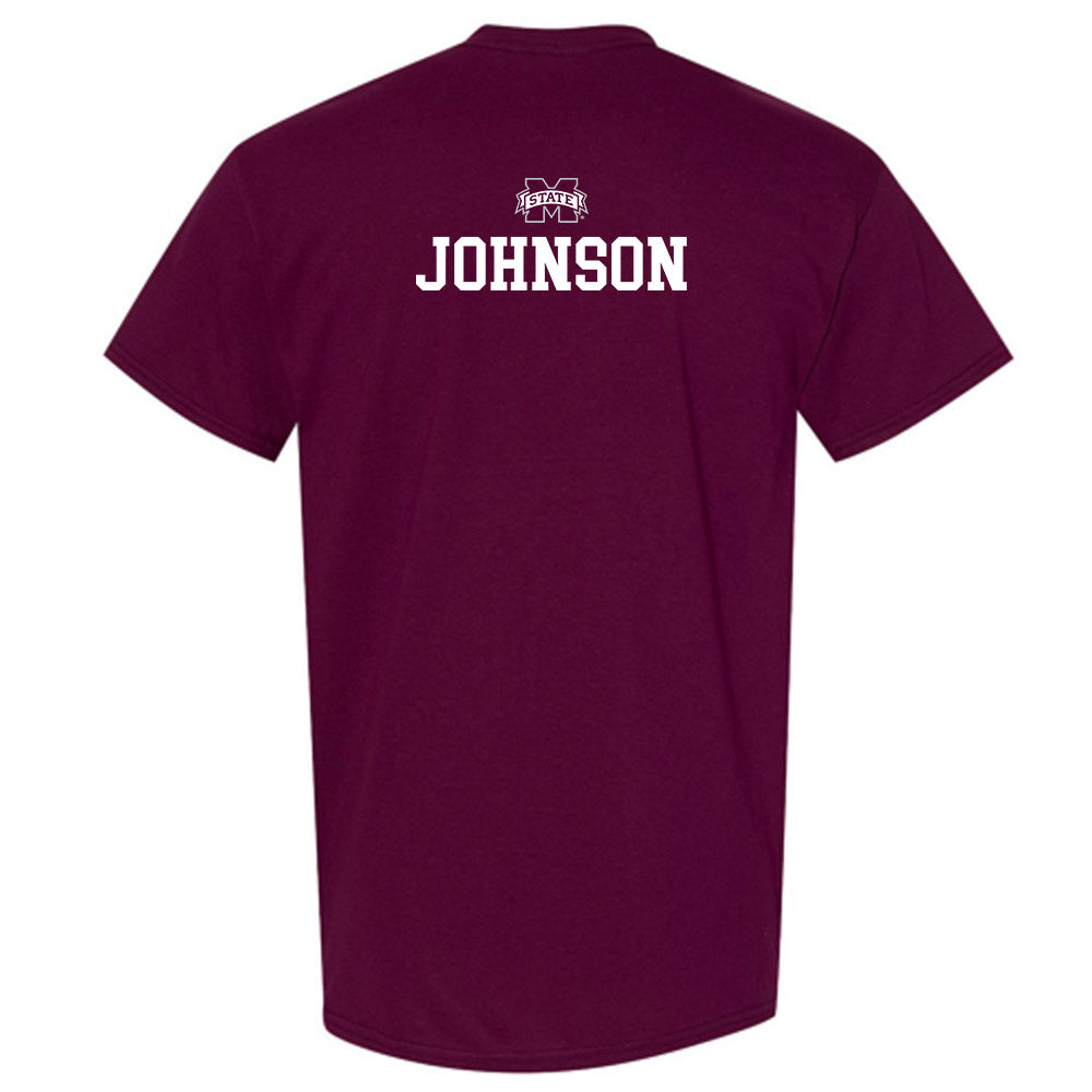 Mississippi State - NCAA Men's Basketball : Rj Johnson - Sports Shersey T-Shirt-1