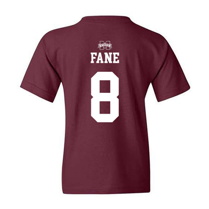 Mississippi State - NCAA Women's Basketball : Awa Fane - Sports Shersey Youth T-Shirt-1