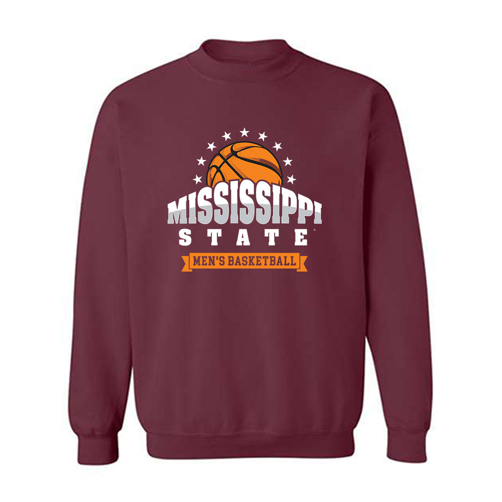 Mississippi State - NCAA Men's Basketball : Josh Hubbard - Sports Shersey Crewneck Sweatshirt-0