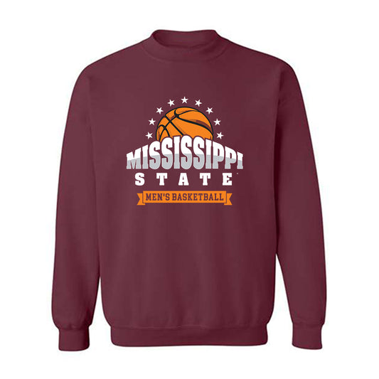 Mississippi State - NCAA Men's Basketball : Josh Hubbard - Sports Shersey Crewneck Sweatshirt-0