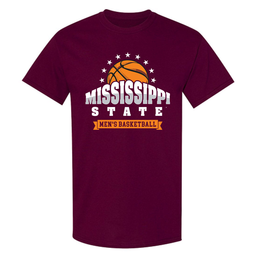 Mississippi State - NCAA Men's Basketball : Josh Hubbard - Sports Shersey T-Shirt-0