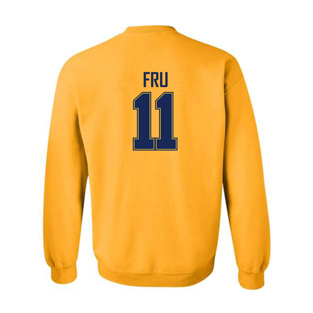 Marquette - NCAA Men's Basketball : Sananda Fru - Sports Shersey Crewneck Sweatshirt-1