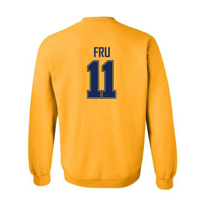Marquette - NCAA Men's Basketball : Sananda Fru - Sports Shersey Crewneck Sweatshirt-1