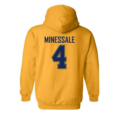 Marquette - NCAA Men's Basketball : Nolan Minessale - Sports Shersey Hooded Sweatshirt-1