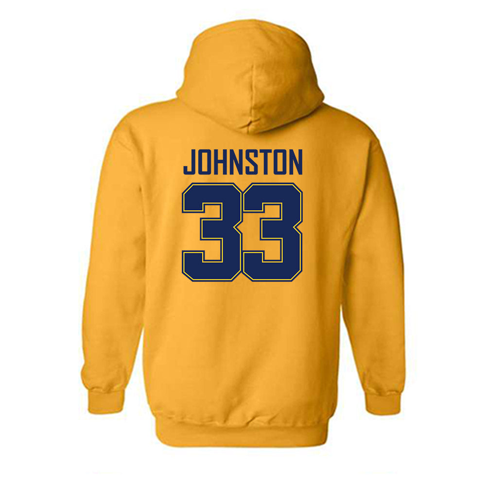 Marquette - NCAA Men's Basketball : Ethan Johnston - Sports Shersey Hooded Sweatshirt-1