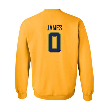 Marquette - NCAA Men's Basketball : Nigel James - Sports Shersey Crewneck Sweatshirt-1