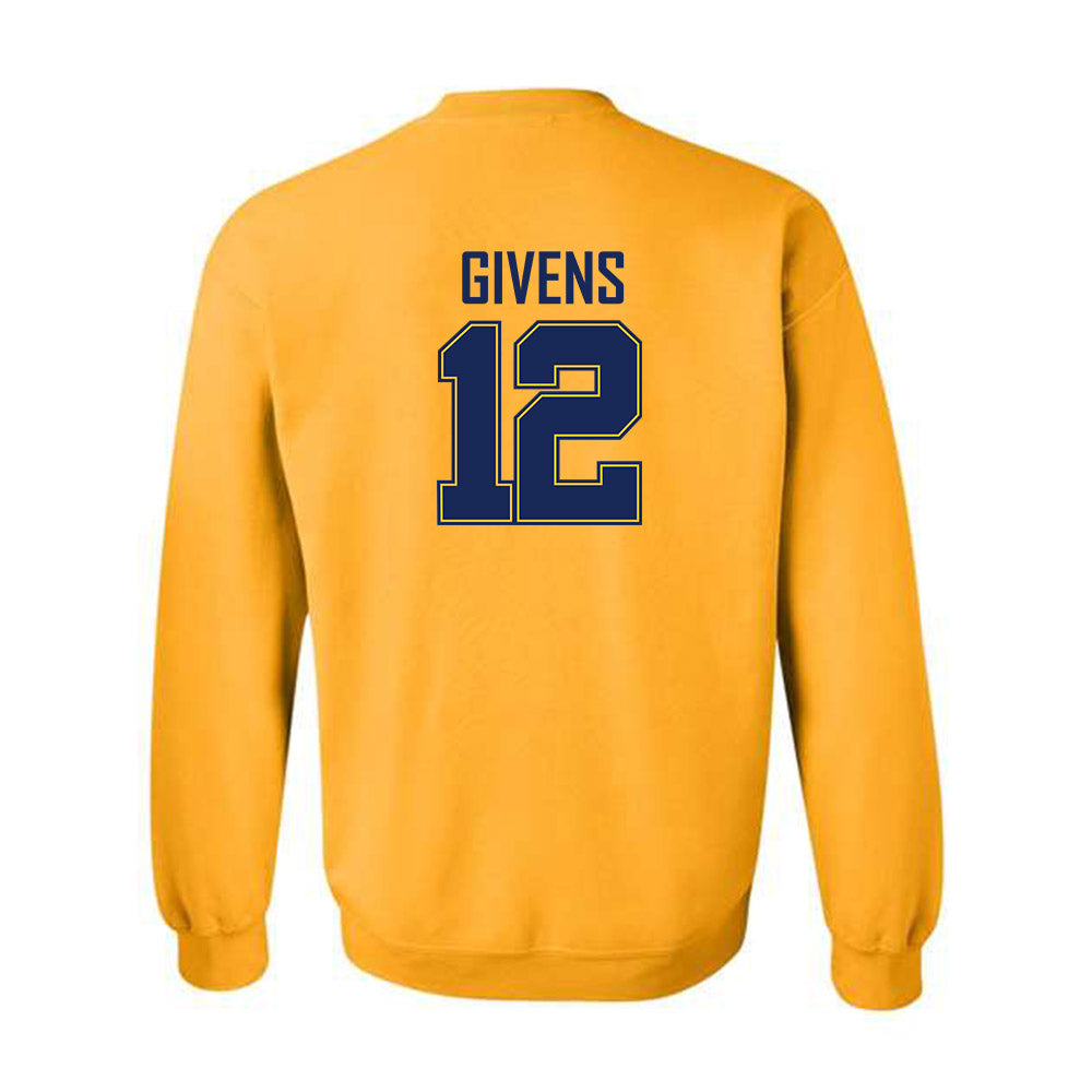 Marquette - NCAA Women's Basketball : Mackenzie Givens - Sports Shersey Crewneck Sweatshirt-1