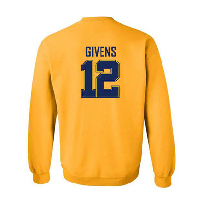Marquette - NCAA Women's Basketball : Mackenzie Givens - Sports Shersey Crewneck Sweatshirt-1
