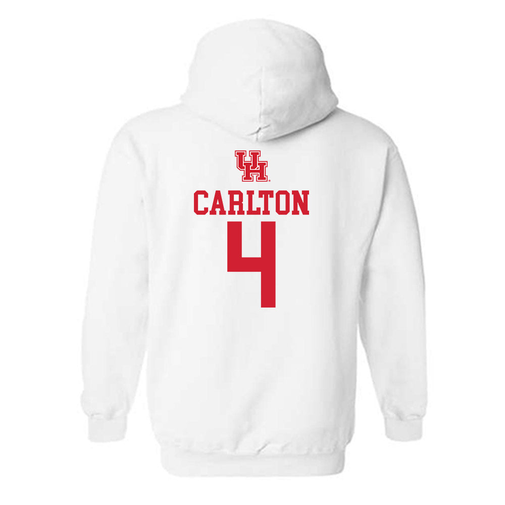 Houston - NCAA Women's Basketball : Madison Carlton - Sports Shersey Hooded Sweatshirt-1